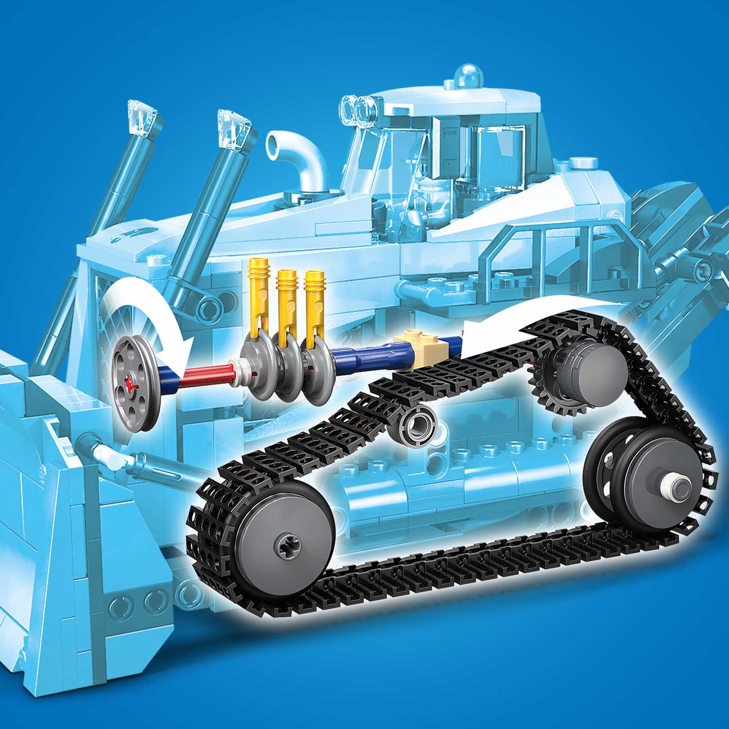 Lego City - Buldozer Amarelo ( Imagem 4 de 4 ) - Preview