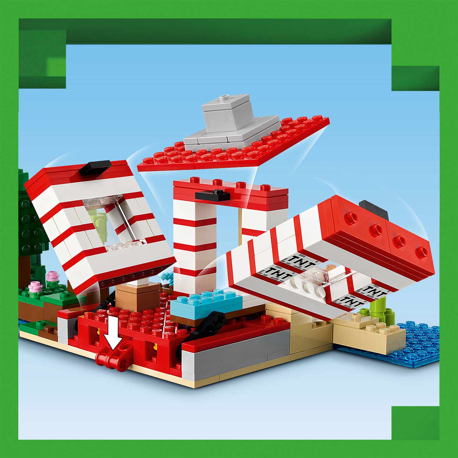 LEGO® Minecraft® - A Casa TNT da Selva - 21275 ( Imagem 3 de 5 ) - Preview