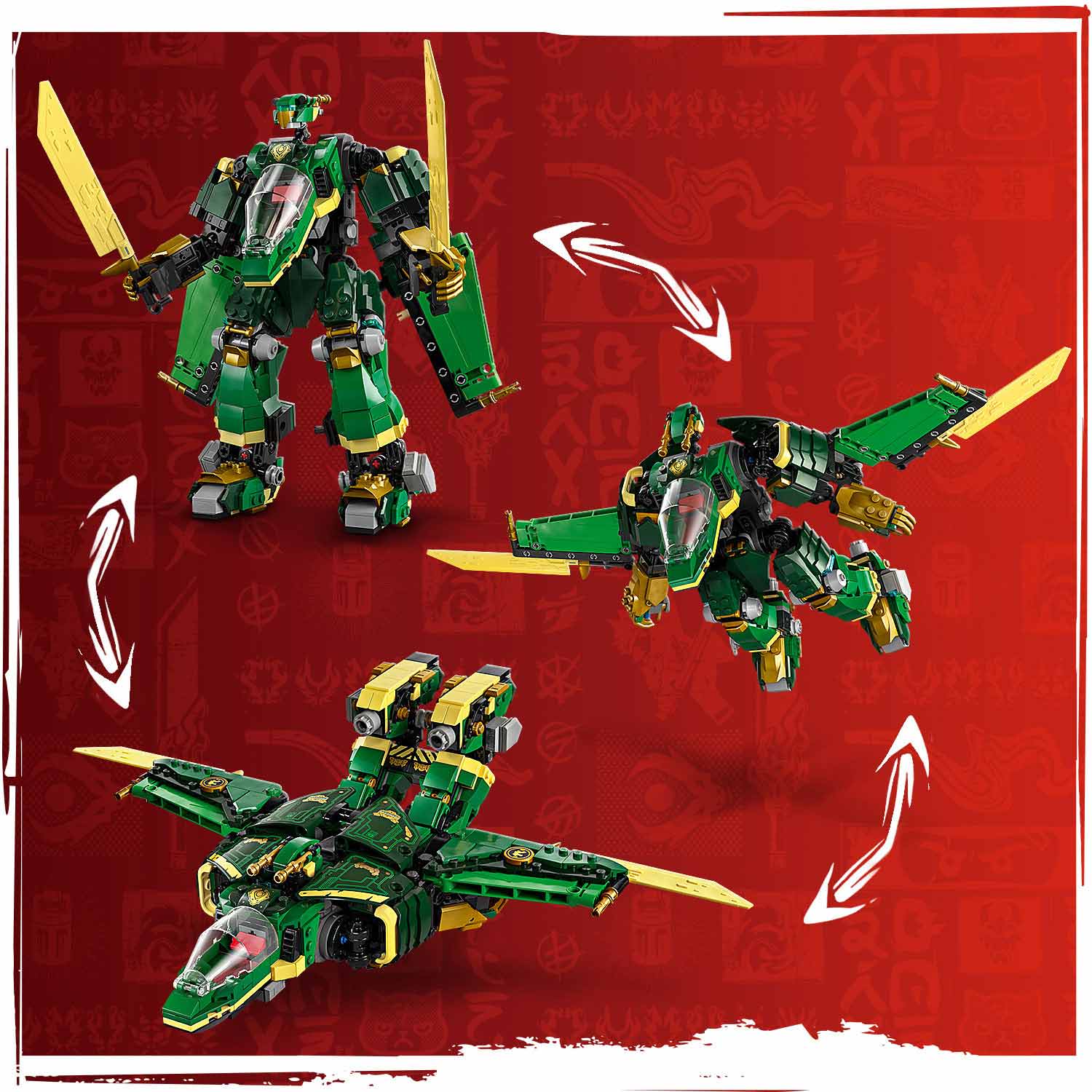 LEGO® NINJAGO® - Mech Jato do Lloyd - 71845 ( Imagem 3 de 4 ) - Preview