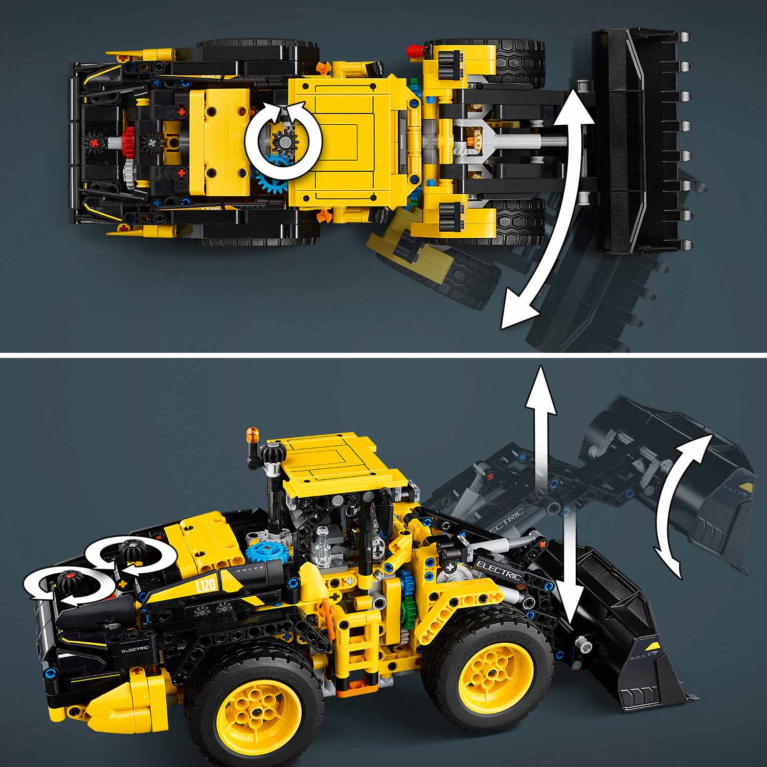 Lego 42209 - Cargadora Con Ruedas Volvo L120 Electric ( Imagem 4 de 4 ) - Preview
