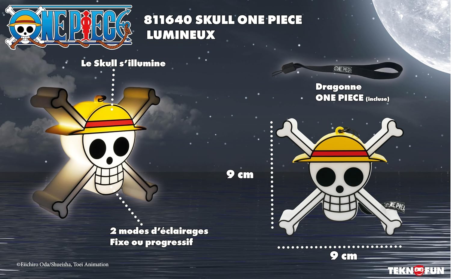 LED Lamp - One Piece: Skull ( Imagem 3 de 4 ) - Preview