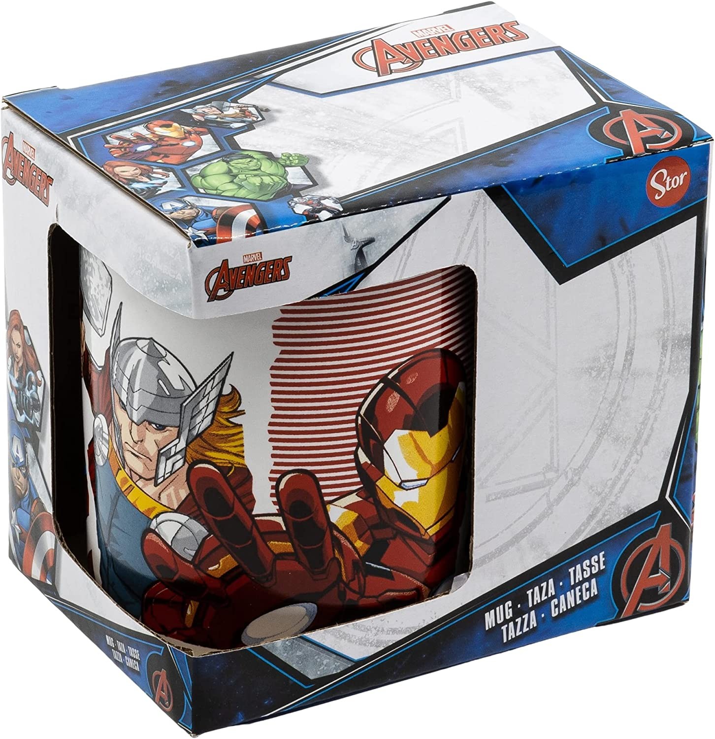 Caneca Cerâmica 325ml - Marvel Avengers Comic Heroes ( Imagem 3 de 4 ) - Preview