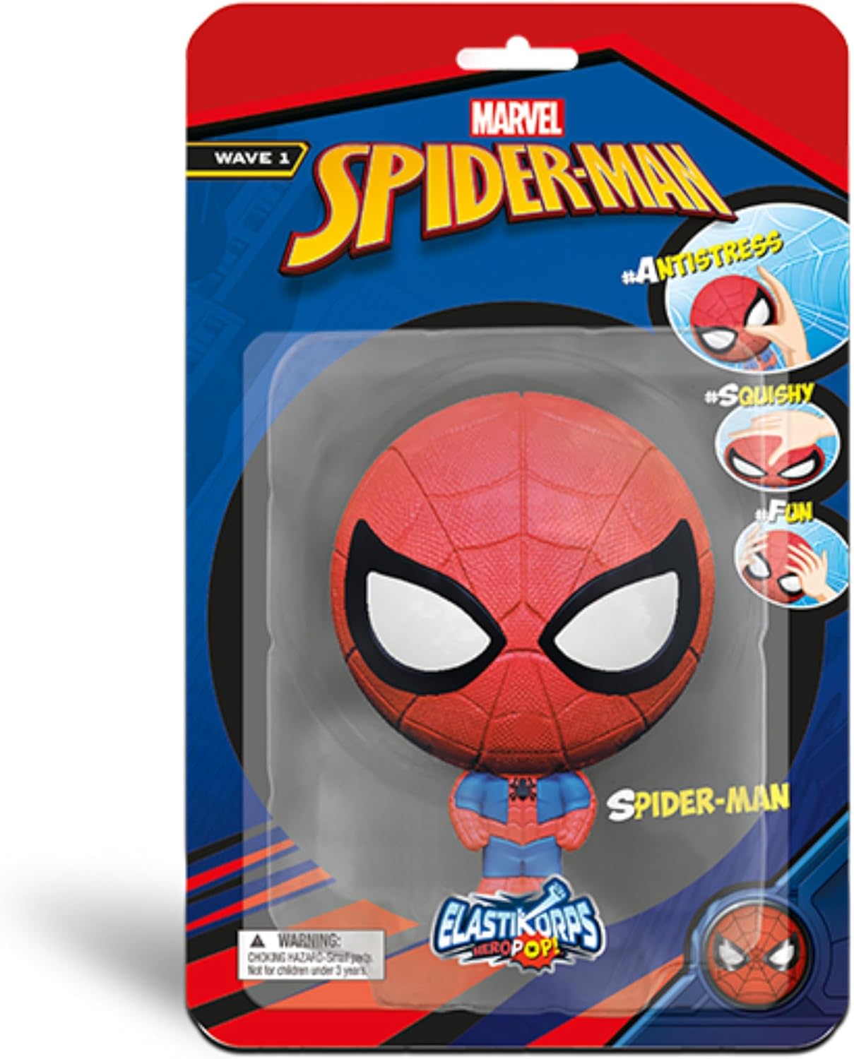 Elastikorps HeroPop Figure: Marvel - Spider-Man ( Imagem 2 de 2 ) - Preview