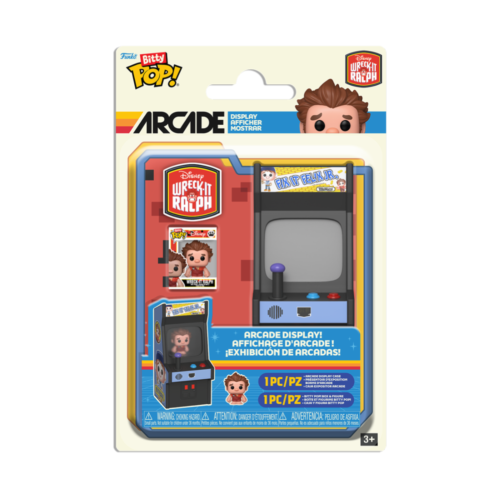 Funko Pop! Bitty - Games: Wreck-It Ralph + Arcade Display ( Imagem 3 de 4 ) - Preview