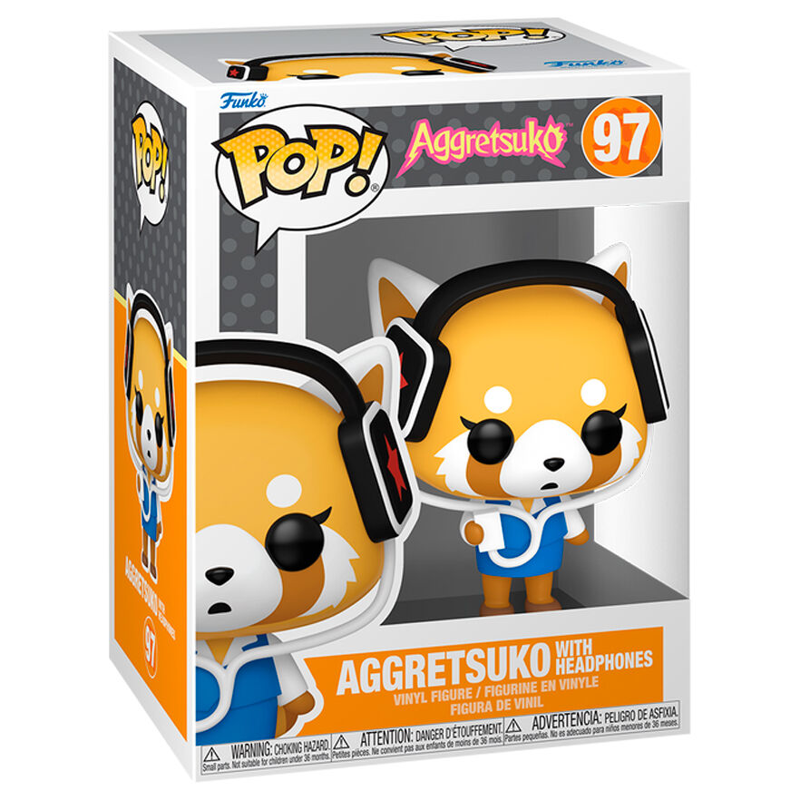 Funko Pop! Animation - Aggretsuko - Aggretsuko with Headphones 97 ( Imagem 2 de 2 ) - Preview