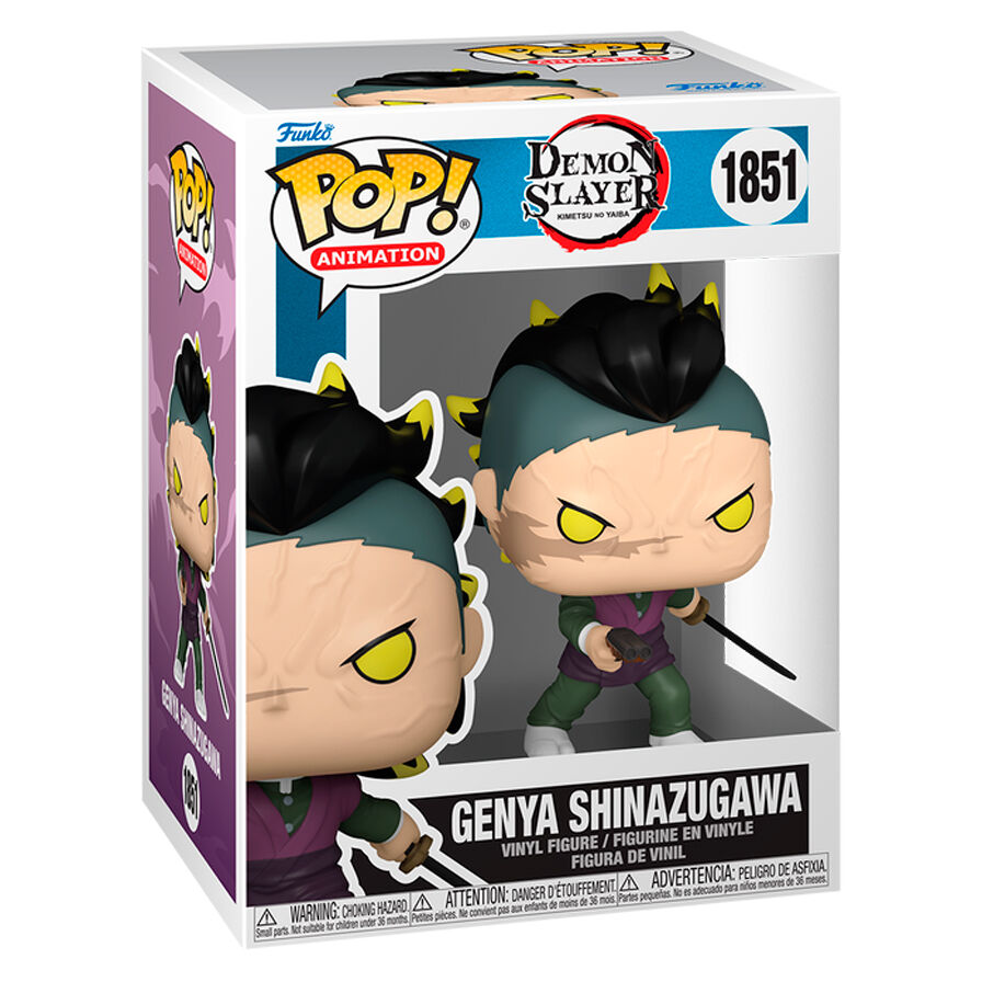 Funko Pop! Animation - Demon Slayer - Genya Shinazugawa (Demon Form) 1851 ( Imagem 2 de 2 ) - Preview