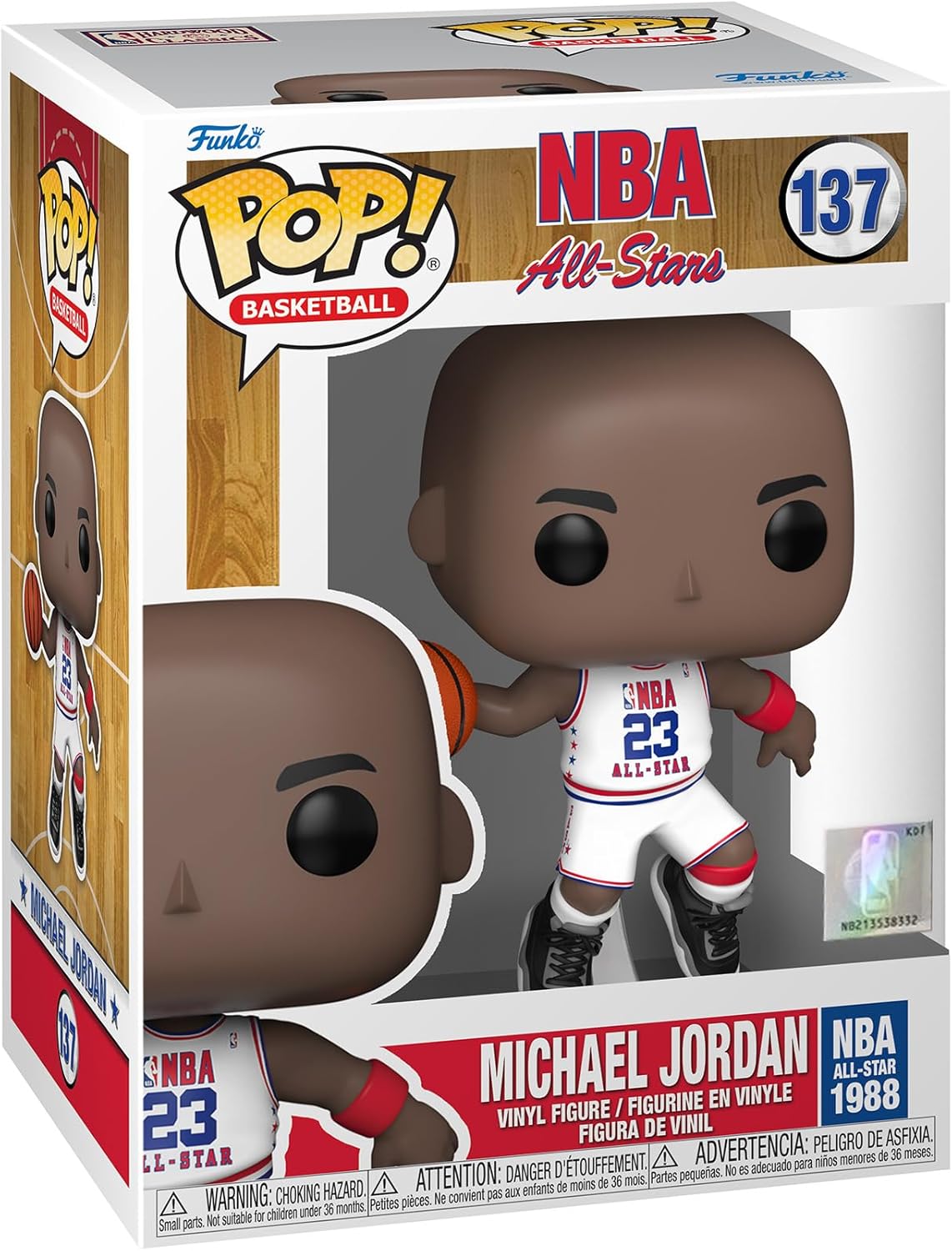 Funko Pop! Sports - Basketball: NBA All-Stars - Michael Jordan (#137, 1988) ( Imagem 2 de 2 ) - Preview