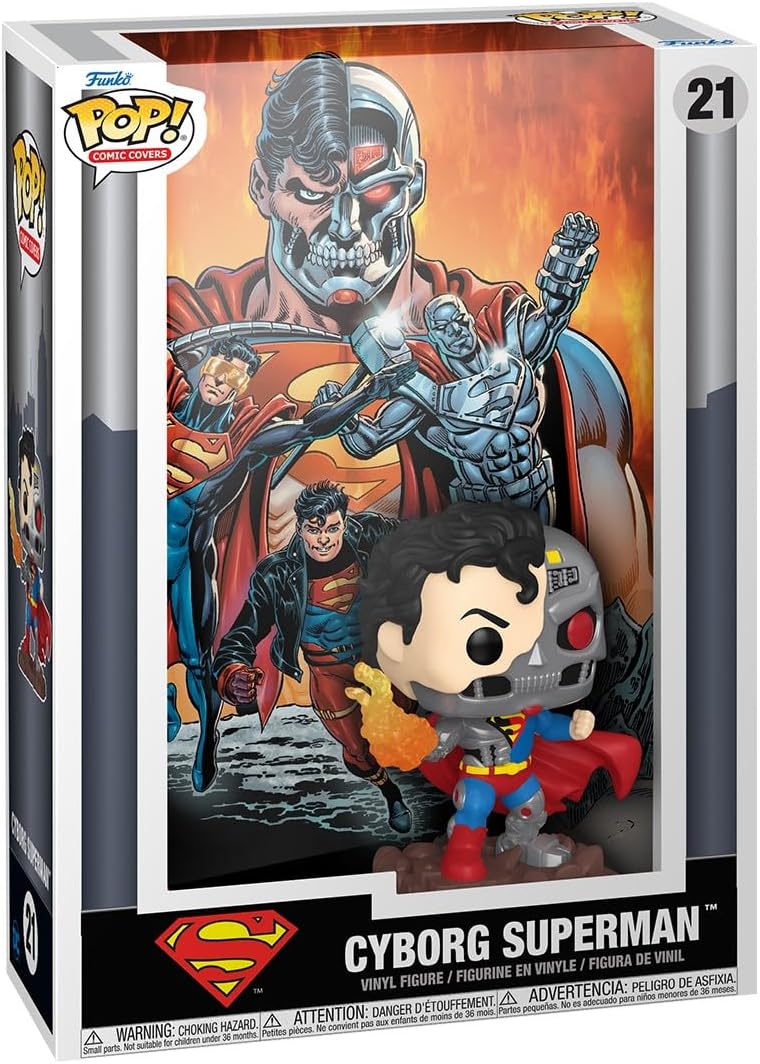 Funko Pop! Comic Covers - DC Comics: Cyborg Superman (#21) ( Imagem 2 de 2 ) - Preview