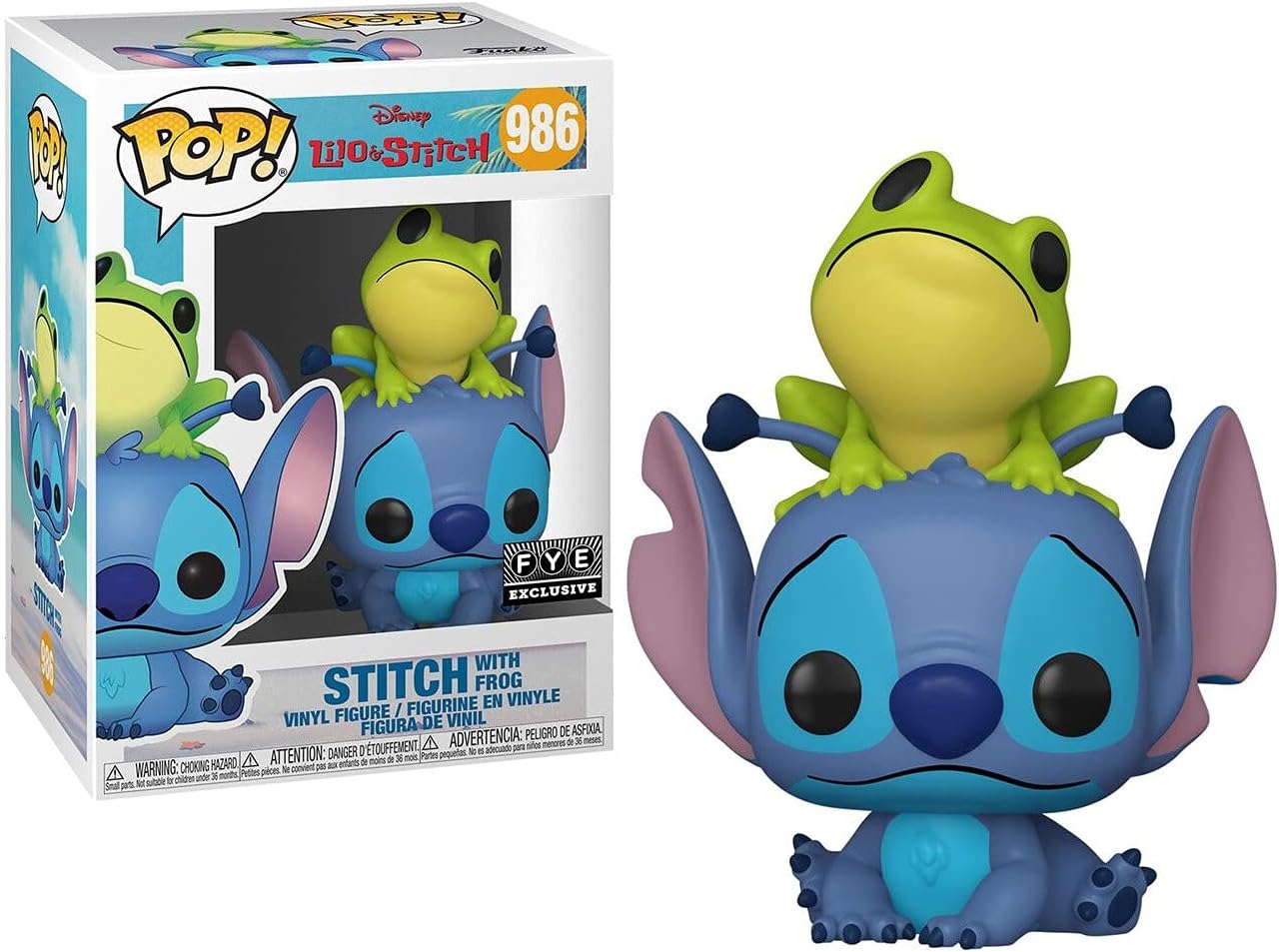 Funko Pop! Disney - Stitch with Frog (#986) [Lilo & Stitch - Exclusive] ( Imagem 2 de 2 ) - Preview