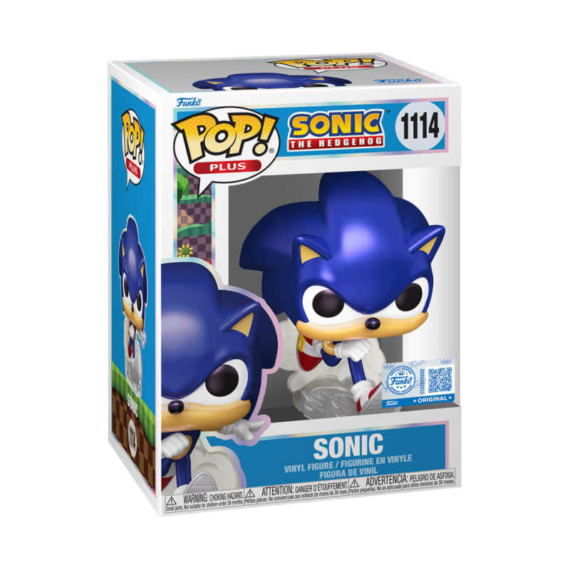 Funko Pop! Games Plus - Sonic The Hedgehog: Sonic (Pearlescent) #1114   ( Imagem 2 de 2 ) - Preview