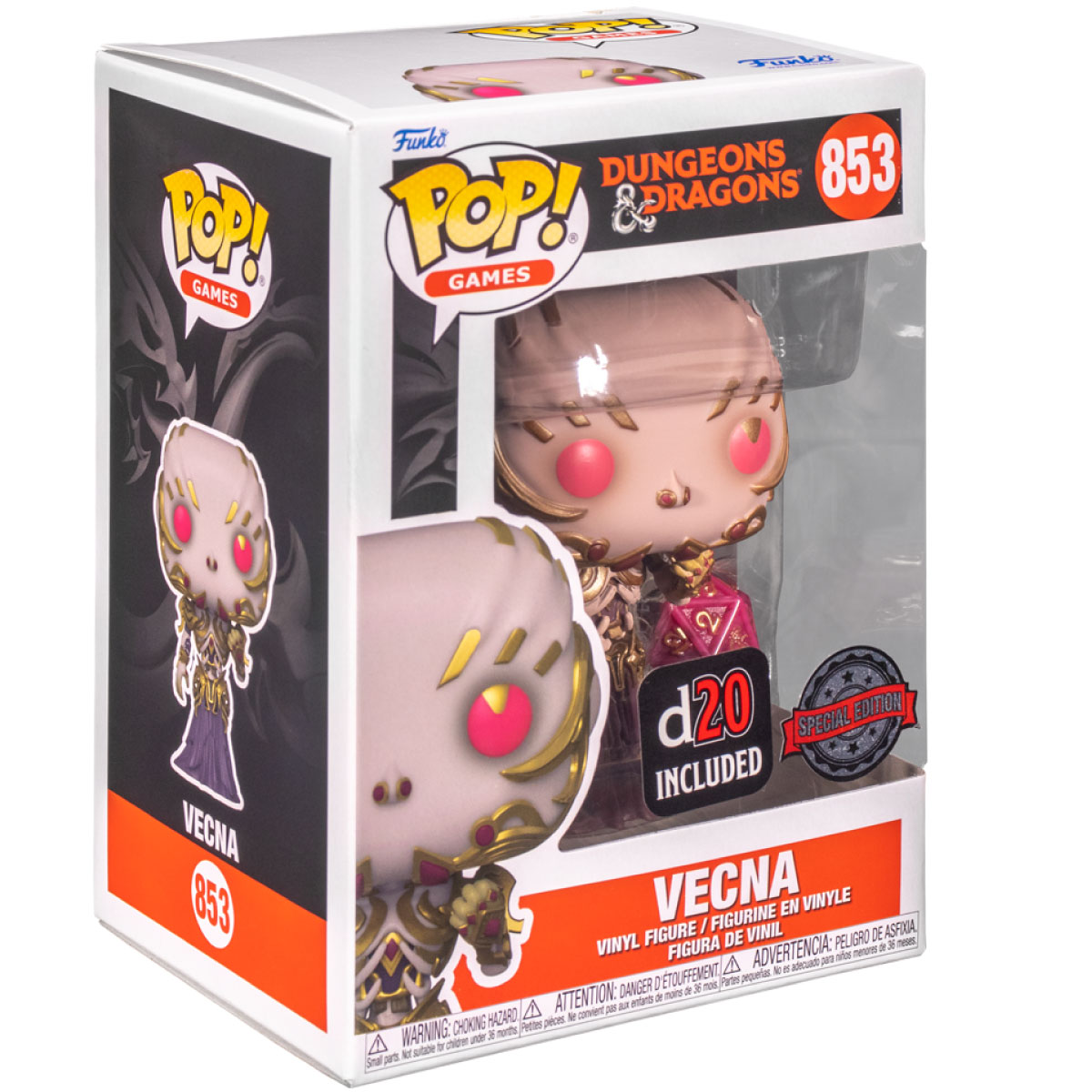 Funko Pop! Games - Dungeons & Dragons: Vecna (Special Edition - D20 Included)   ( Imagem 2 de 2 ) - Preview