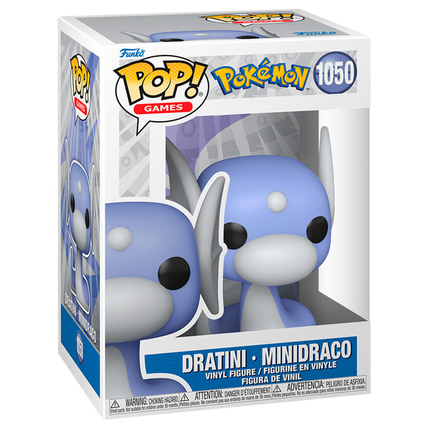 Funko Pop! Games -  Pokémon - Dratini 1050   ( Imagem 2 de 2 ) - Preview