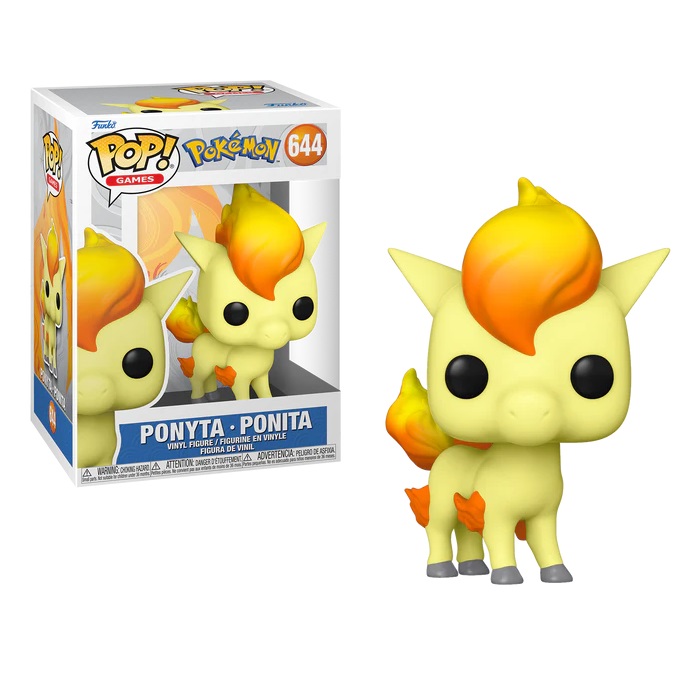 Funko Pop! Games -  Pokémon - Ponyta 644   ( Imagem 3 de 3 ) - Preview