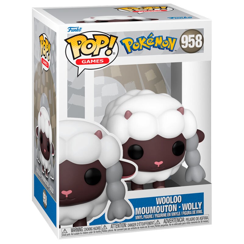 Funko Pop! Games -  Pokémon - Wooloo 958   ( Imagem 2 de 2 ) - Preview