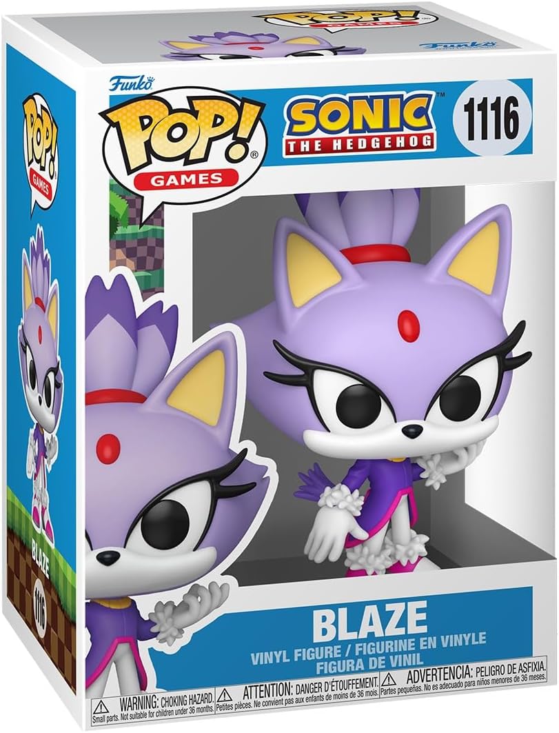 Funko Pop! Games -  Sonic The Hedgehog - Blaze ( Imagem 2 de 2 ) - Preview
