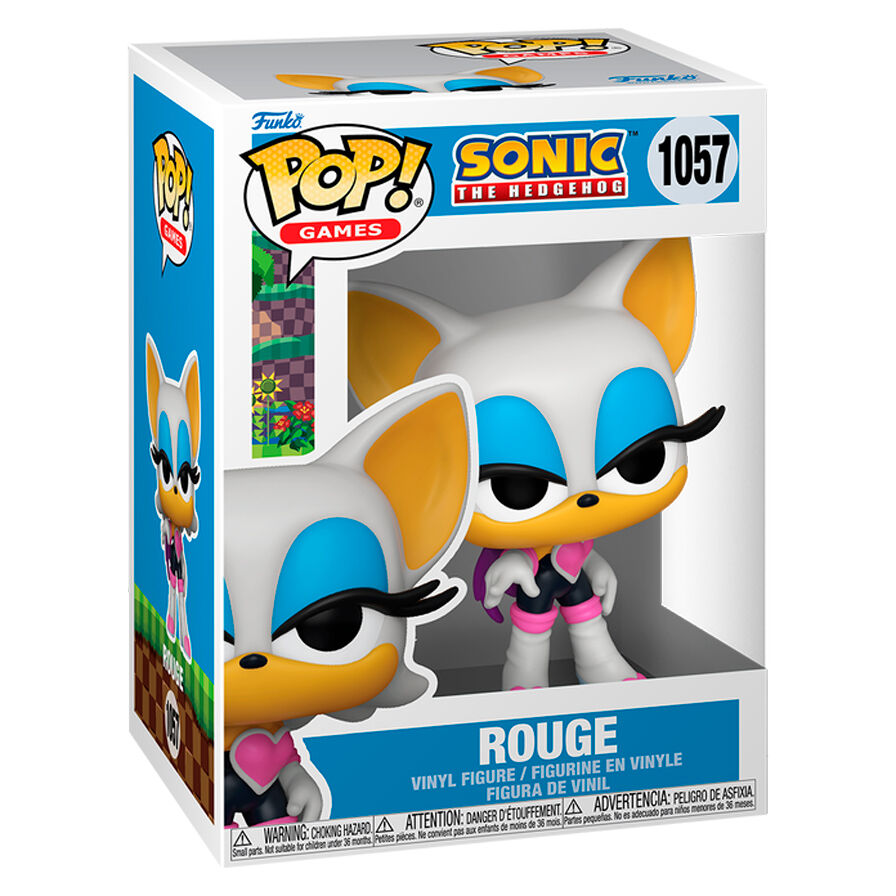 Funko Pop! Games -  Sonic The Hedgehog - Rouge ( Imagem 2 de 2 ) - Preview