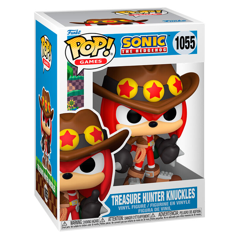 Funko Pop! Games -  Sonic The Hedgehog - Treasure Hunter Knuckles ( Imagem 2 de 2 ) - Preview