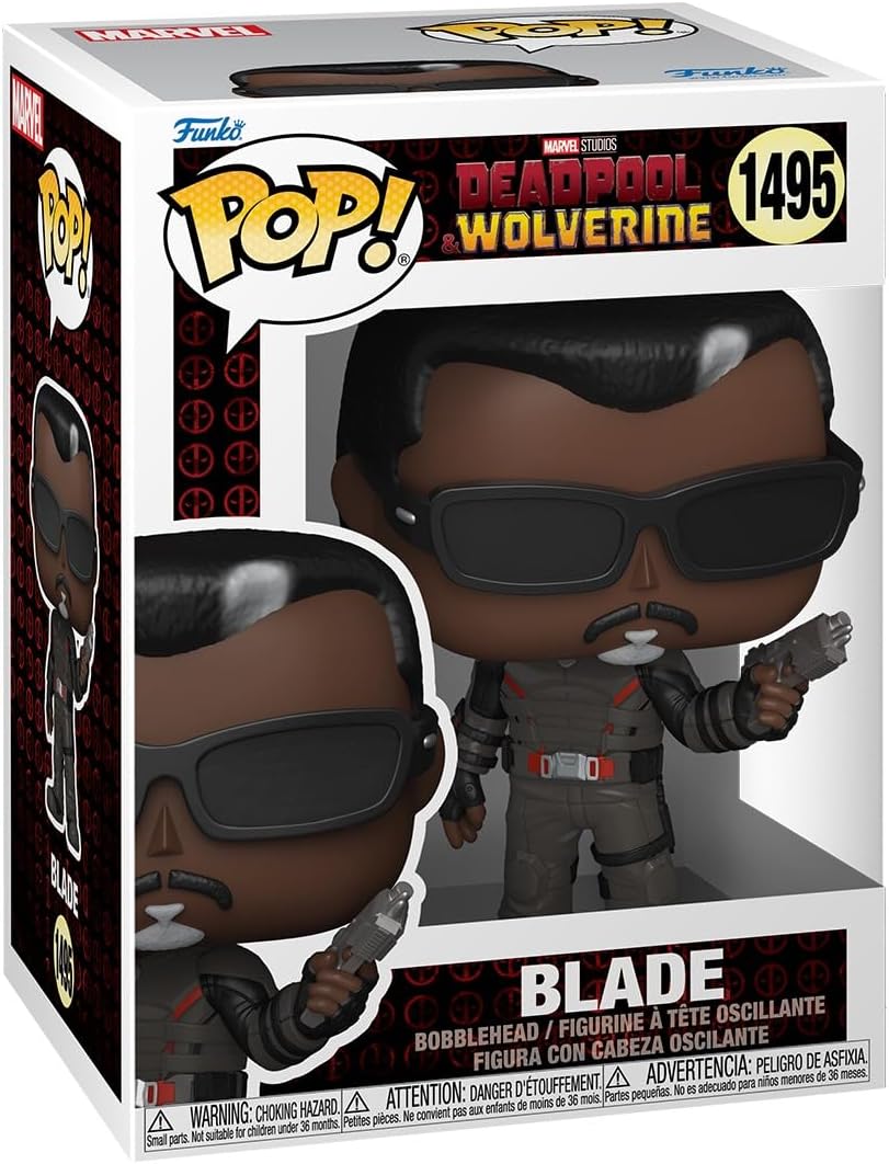 Funko Pop! Marvel - Deadpool & Wolverine Blade #1495 Bobblehead ( Imagem 2 de 2 ) - Preview