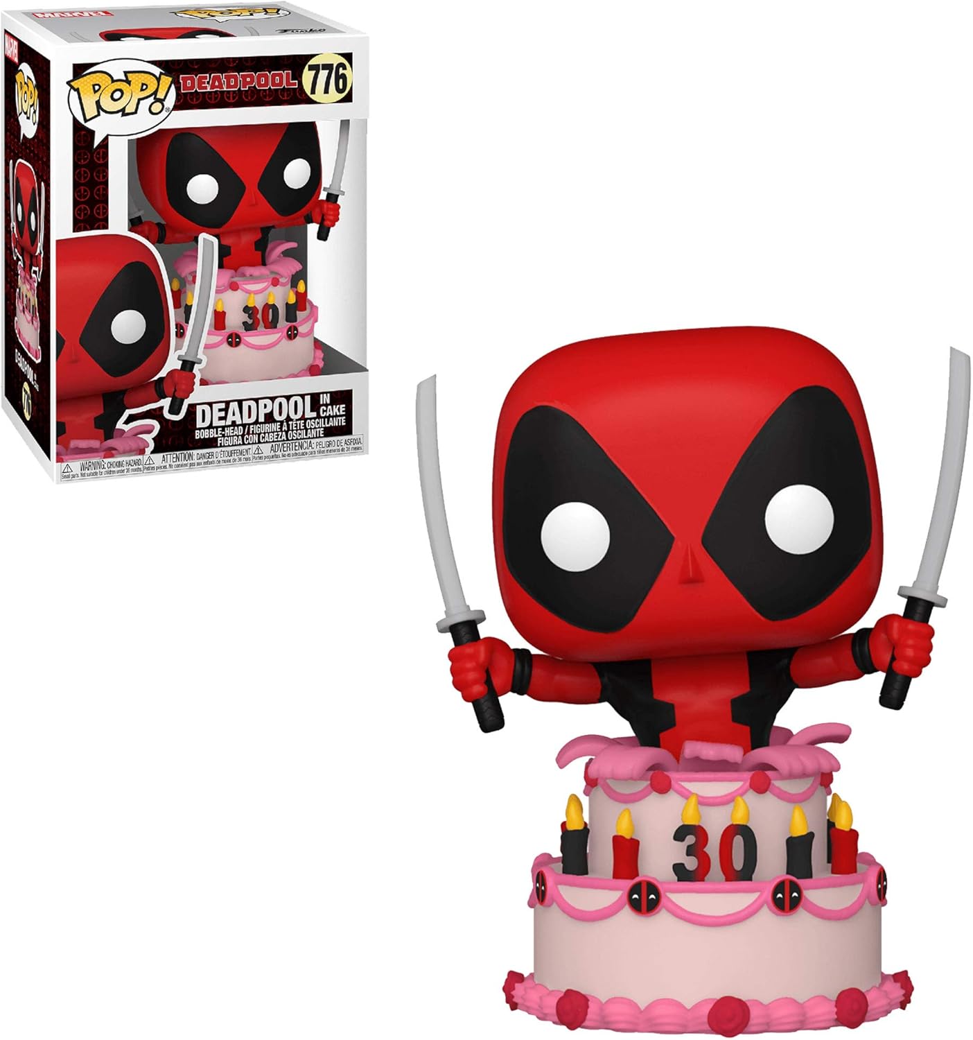 Funko Pop! Marvel - Deadpool 30th Deadpool in Cake #776 ( Imagem 2 de 2 ) - Preview