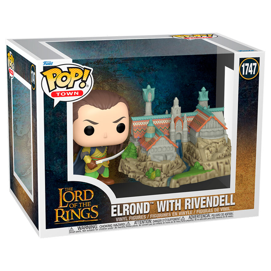 Funko Pop! Town Movies - The Lord of the Rings Elrond with Rivendell #1747 ( Imagem 2 de 2 ) - Preview