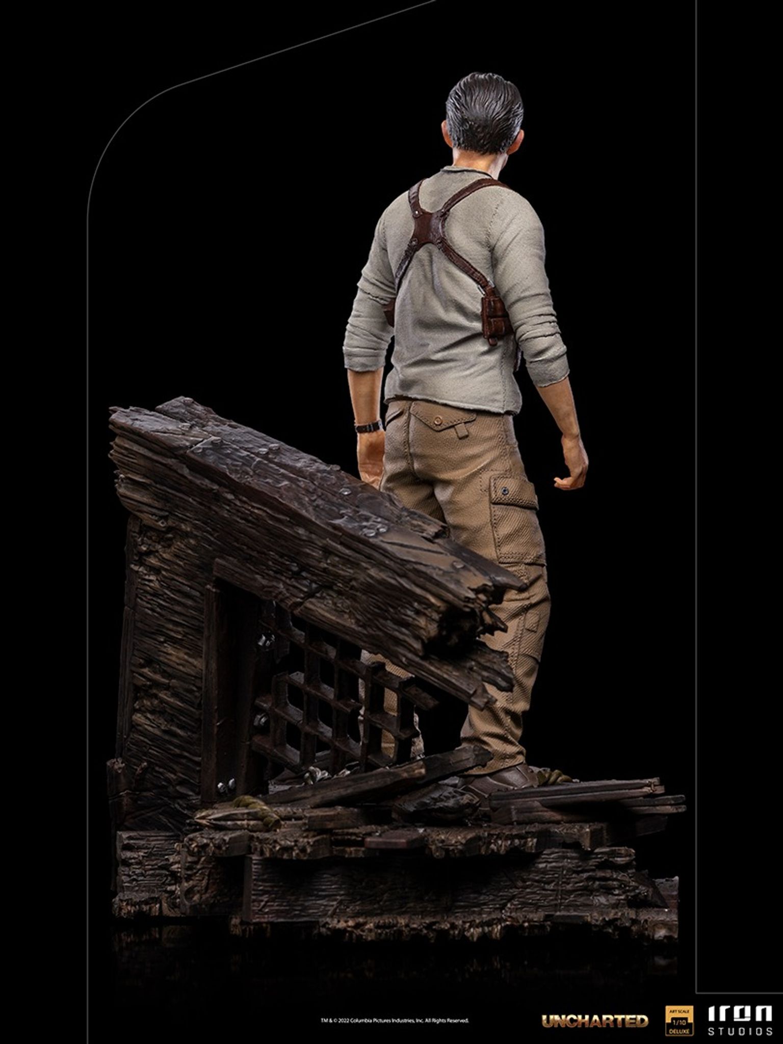 Estátua Iron Studios - Uncharted (Movie): Nathan Drake (Deluxe Edition) - Art Scale 1/10 ( Imagem 3 de 4 ) - Preview