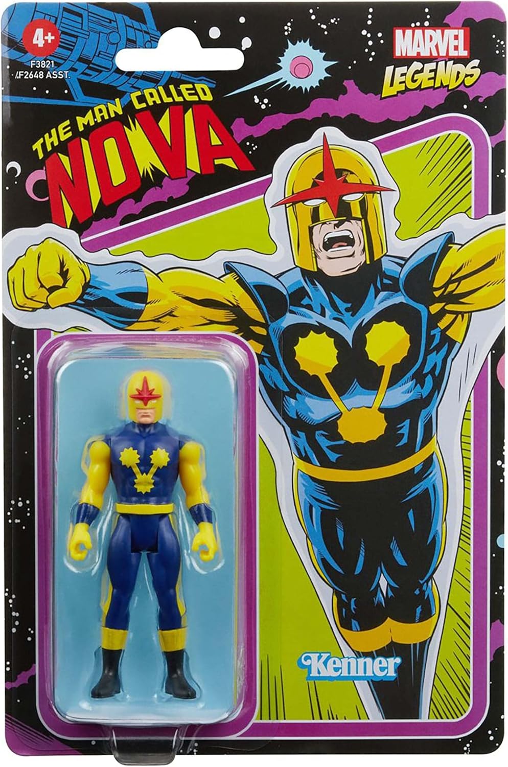 Action-Figure Marvel Legends Series: The Man Called Nova (Retro Collection) ( Imagem 2 de 2 ) - Preview