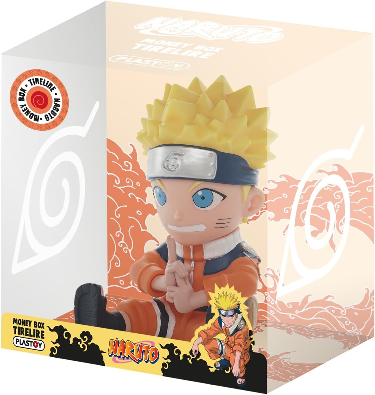 Plastoy Piggy Bank Figure - Naruto Shippuden - Naruto V2 18cm ( Imagem 2 de 2 ) - Preview