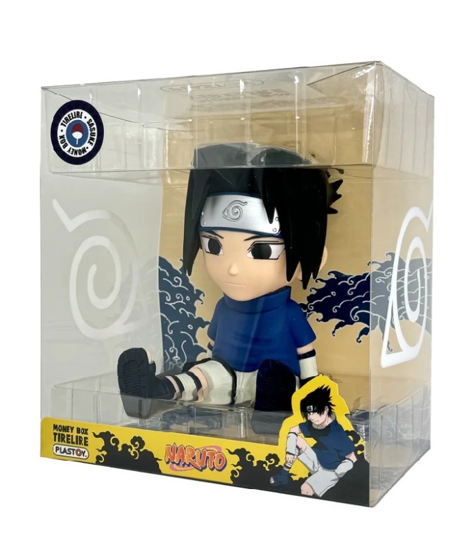 Plastoy Piggy Bank Figure - Naruto Shippuden - Sasuke V2 18cm ( Imagem 2 de 2 ) - Preview