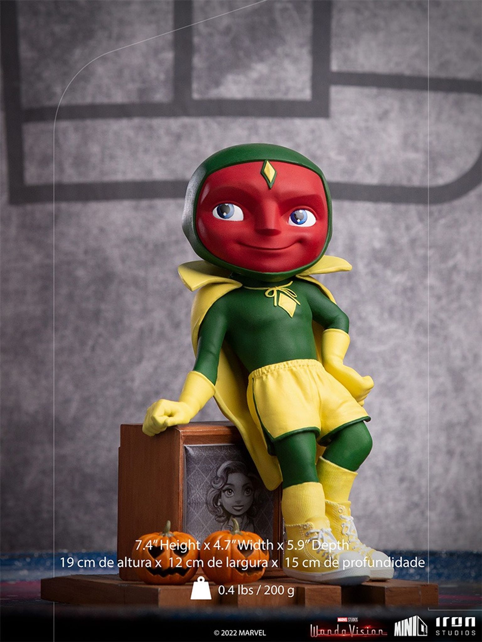 Figura MiniCo - Marvel Wandavision: Vision Halloween Version (Iron Studios) ( Imagem 2 de 4 ) - Preview
