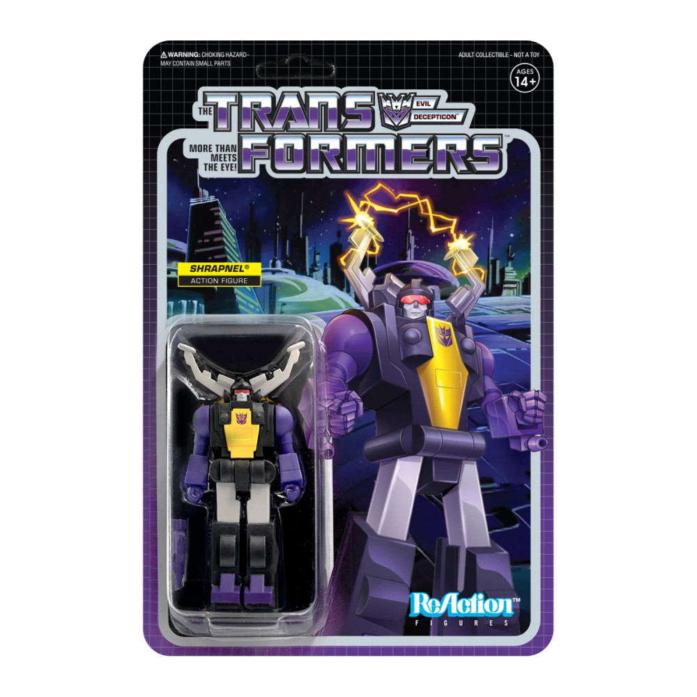 Action-Figure ReAction: Transformers - Shrapnel (Super 7) ( Imagem 2 de 2 ) - Preview