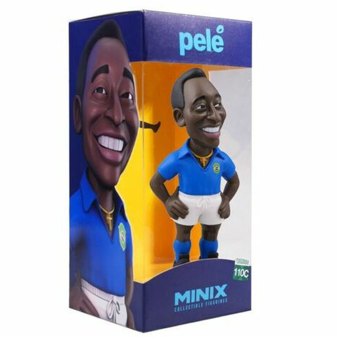 Figura Minix - Football Stars 110C - PVC 12 cm - Football Legend - Brazil 2st Kit Pele ( Imagem 2 de 2 ) - Preview