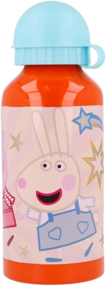 Garrafa Aluminio  Pequena 400ML - Peppa Pig ( Imagem 2 de 3 ) - Preview