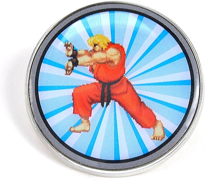 Enamel Pin - Street Fighter: Ken ( Imagem 2 de 2 ) - Preview