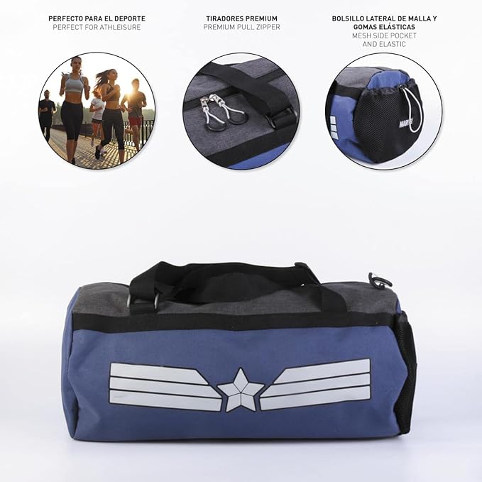 Sports Bag - Marvel (48cm) ( Imagem 3 de 4 ) - Preview