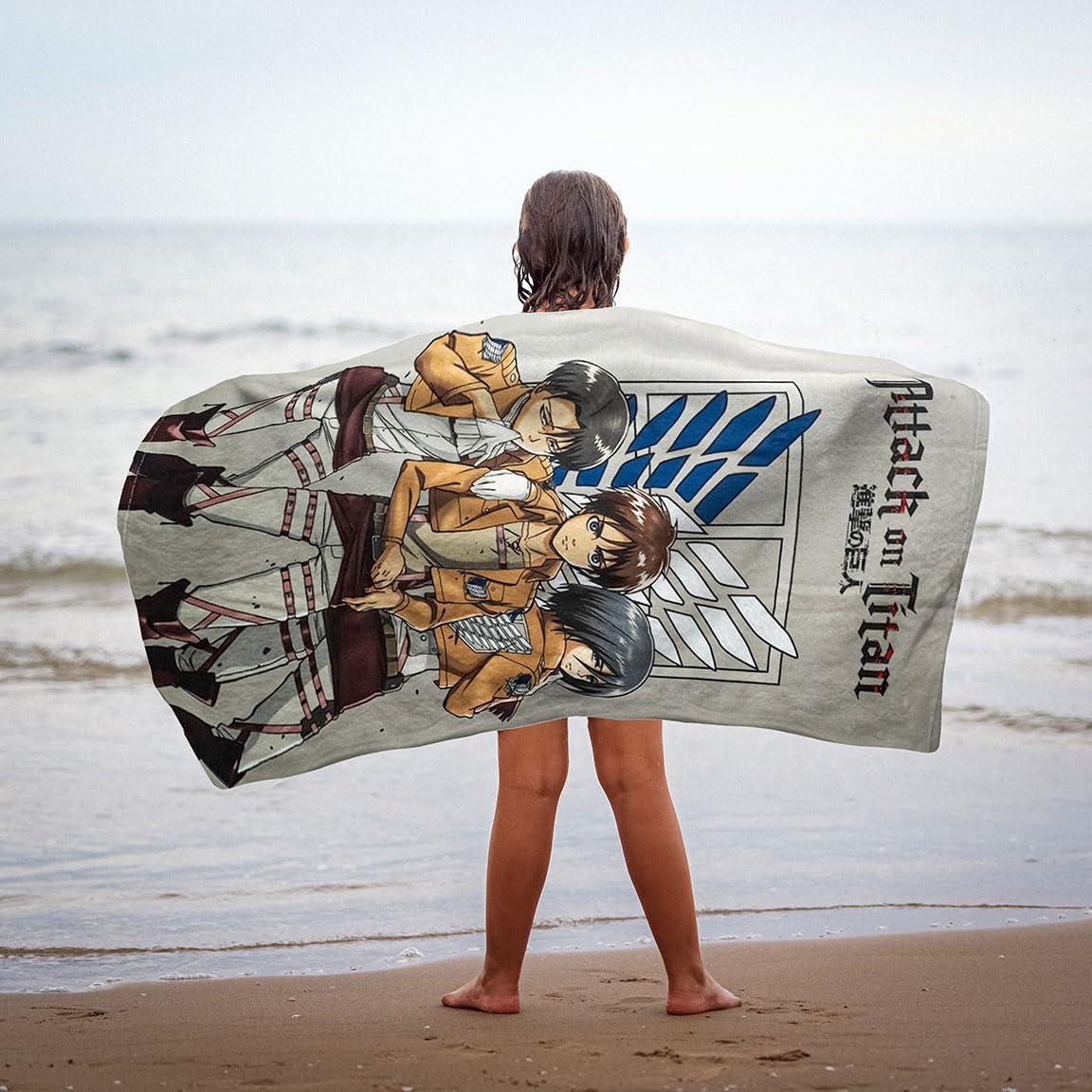 Microfiber Beach Towel - Attack on Titan ( Imagem 2 de 3 ) - Preview