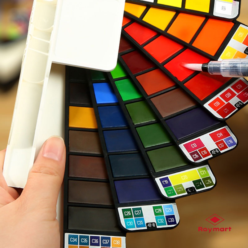 Aguarelas Em Pastilha Roymart Artist By Alex Bog 42 Cores Ab-0442 ( Imagem 4 de 4 ) - Preview