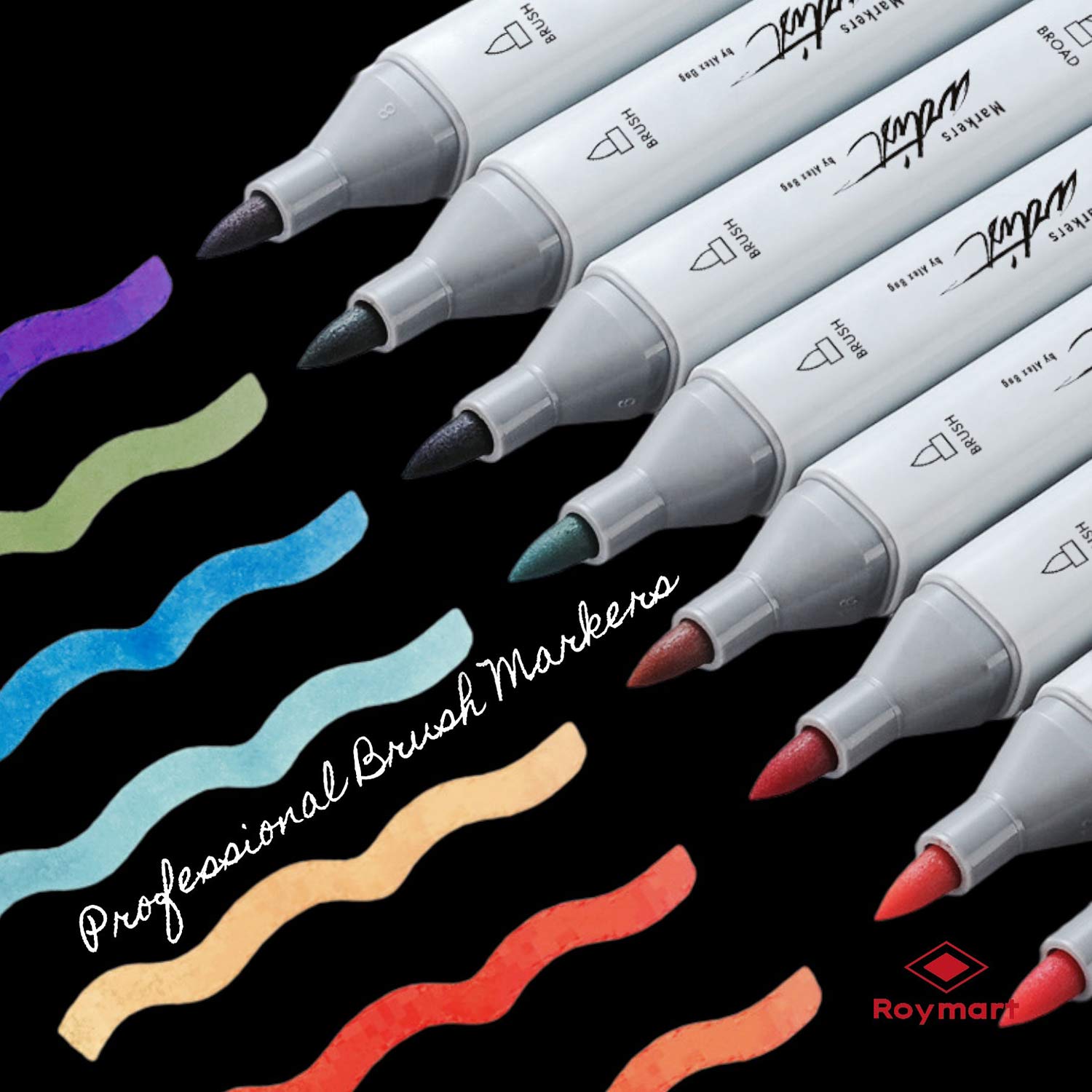 Marcador Artist By Alex Bog 2 Pontas 60 Cores Roymart Ab-1260 ( Imagem 4 de 4 ) - Preview