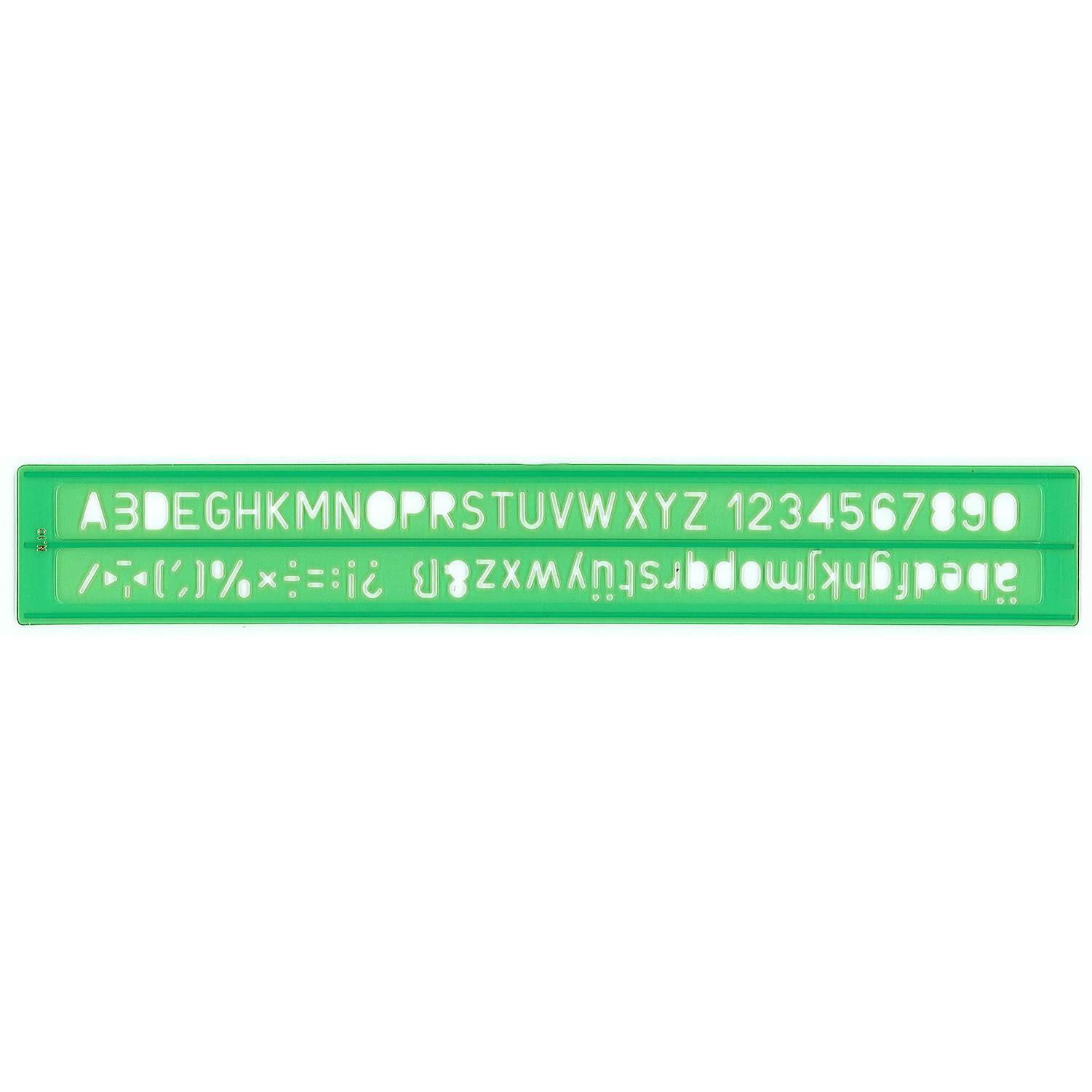 Escantilhao De Letras 10Mm Arda Uni Blister 30010 ( Imagem 2 de 2 ) - Preview