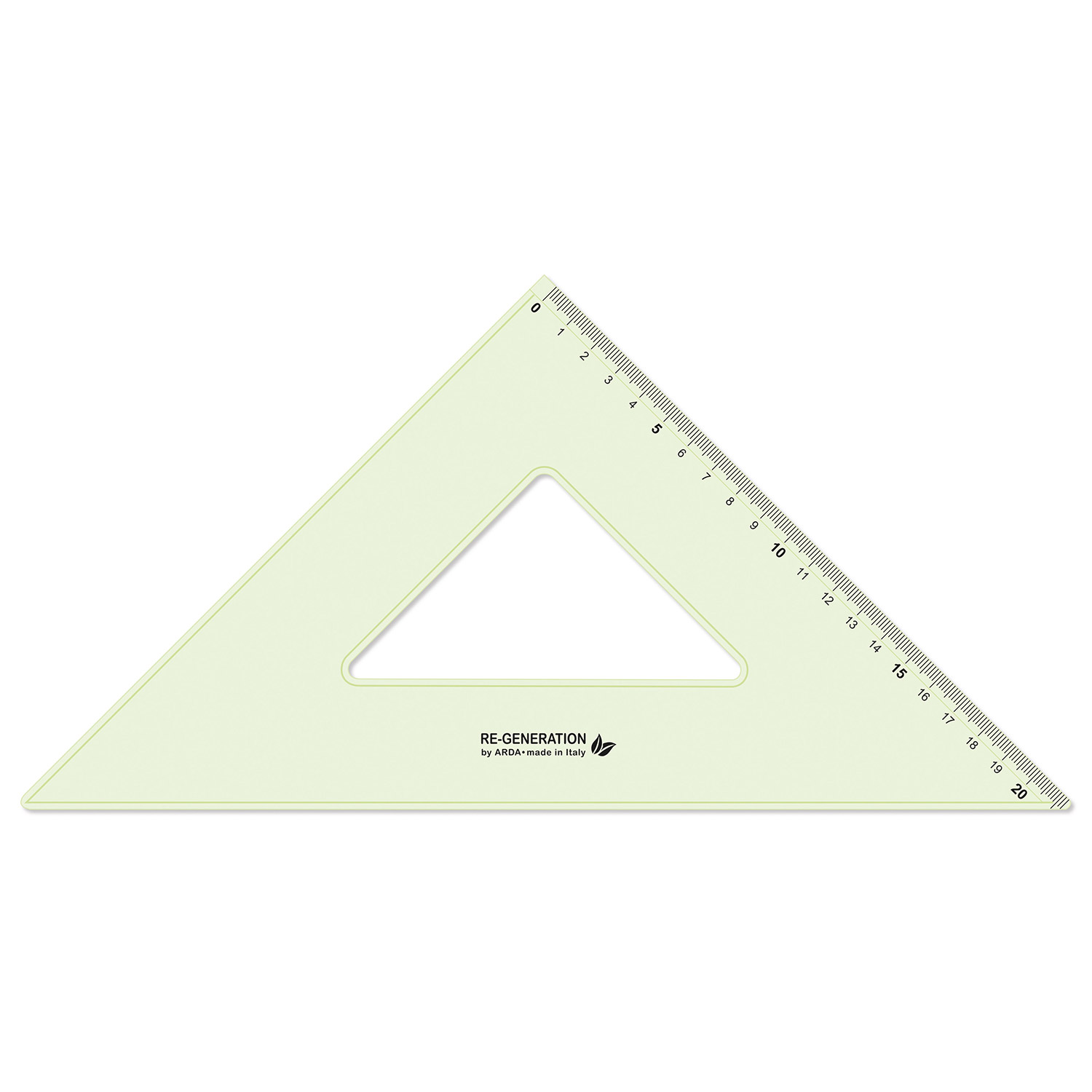 Esquadro Arda Re-Generation 45º/30Cm Blister Re4530 ( Imagem 2 de 2 ) - Preview