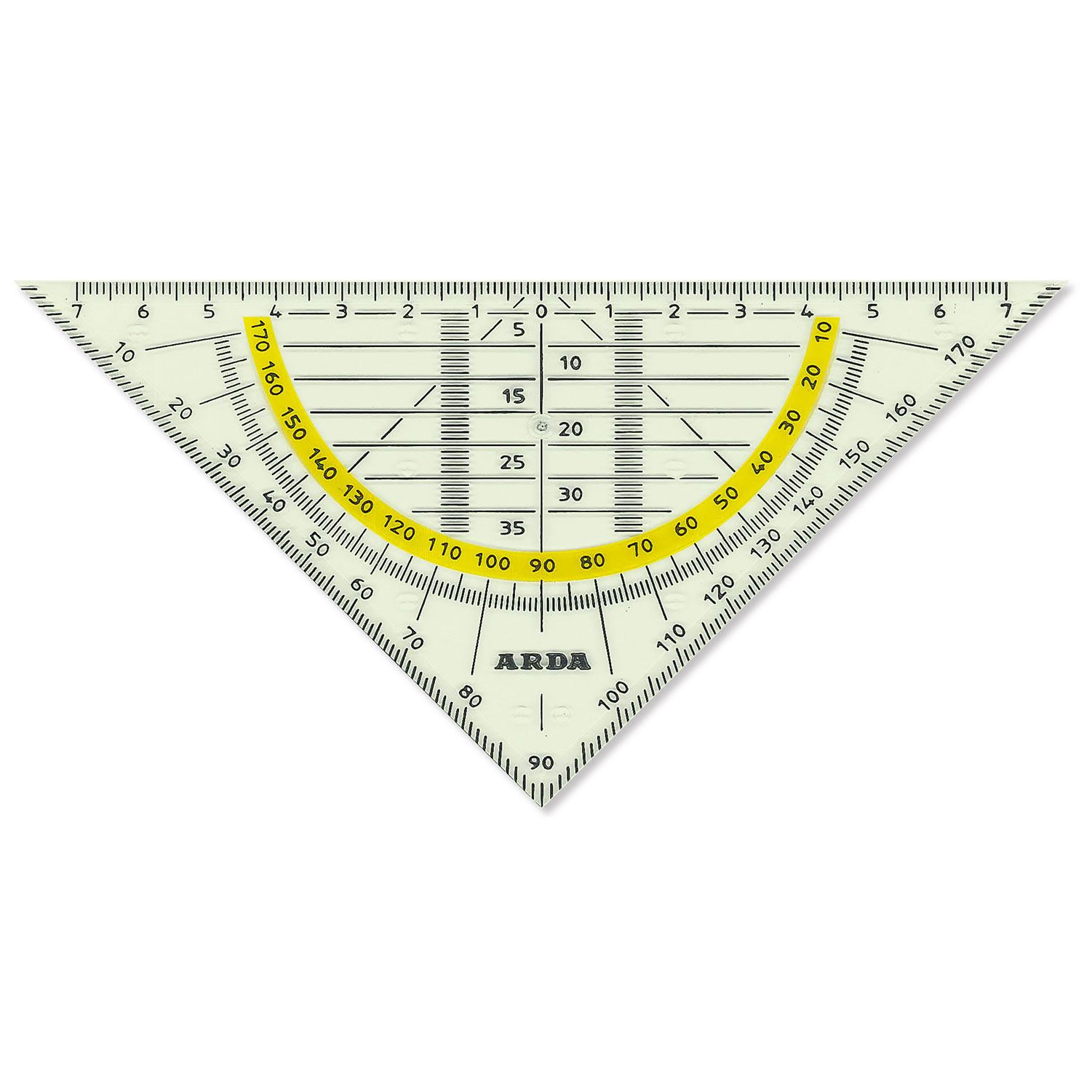 Esquadro Geometrico Arda Re-Generation 45º/16Cm Blister Regeo300 ( Imagem 2 de 2 ) - Preview