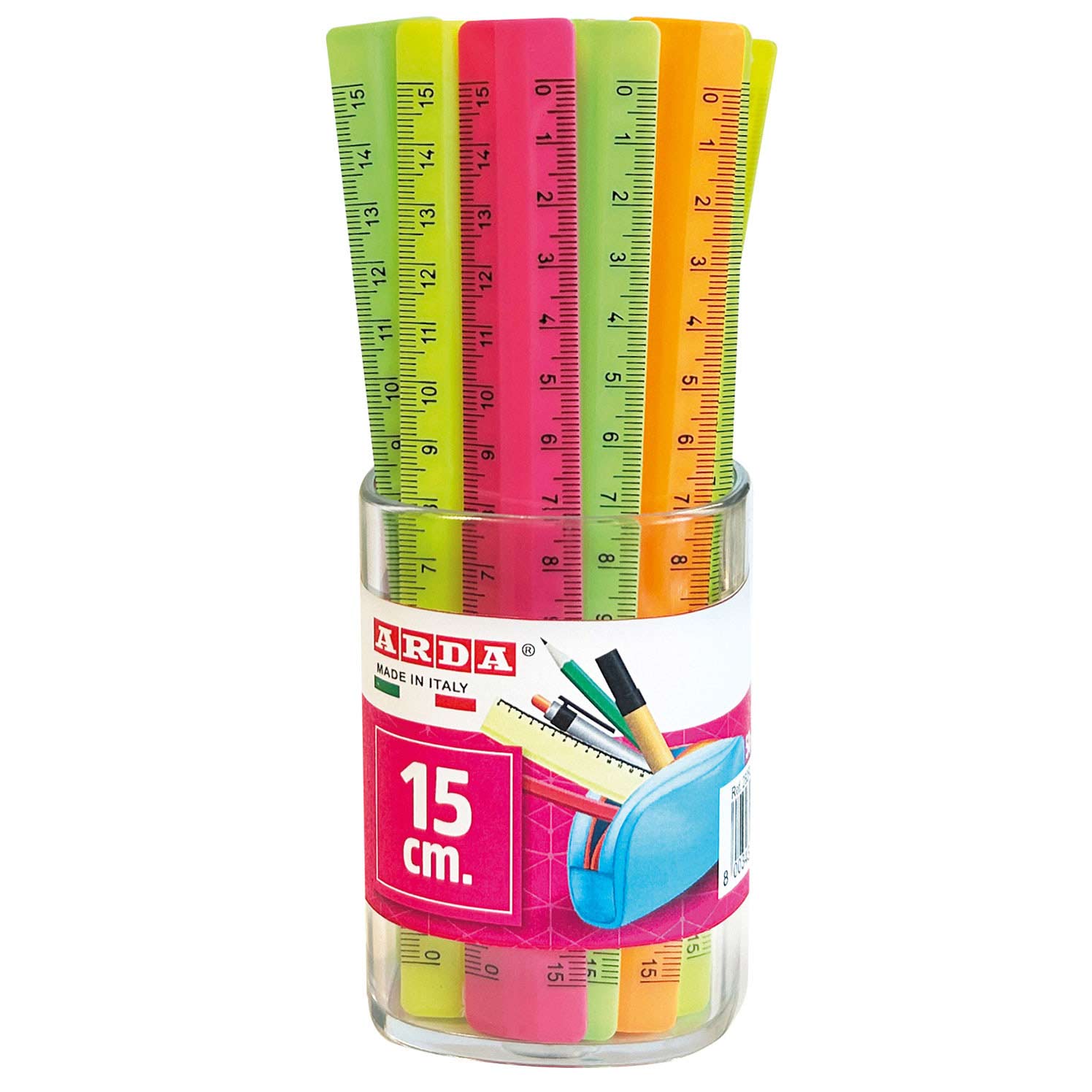 Régua Arda 15Cm Sortido 282Fl ( Imagem 2 de 2 ) - Preview