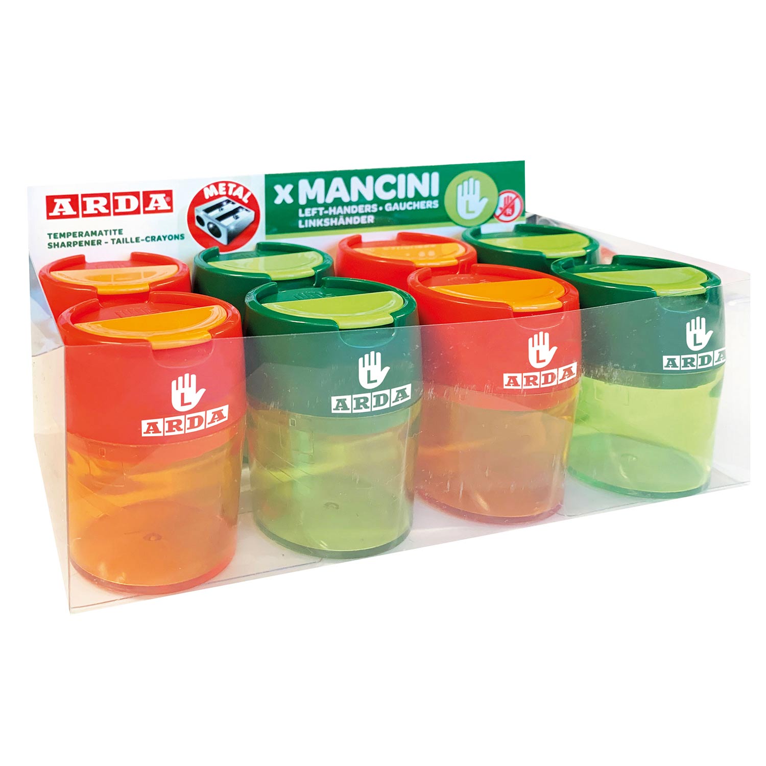 ARDA - APARA-LAPIS DUPLO CANHOTOS - TE803MANSC ( Imagem 2 de 2 ) - Preview