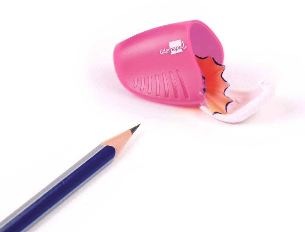 Apara lapis liderpapel plastico com depósito cores sortidas ( Imagem 4 de 13 ) - Preview