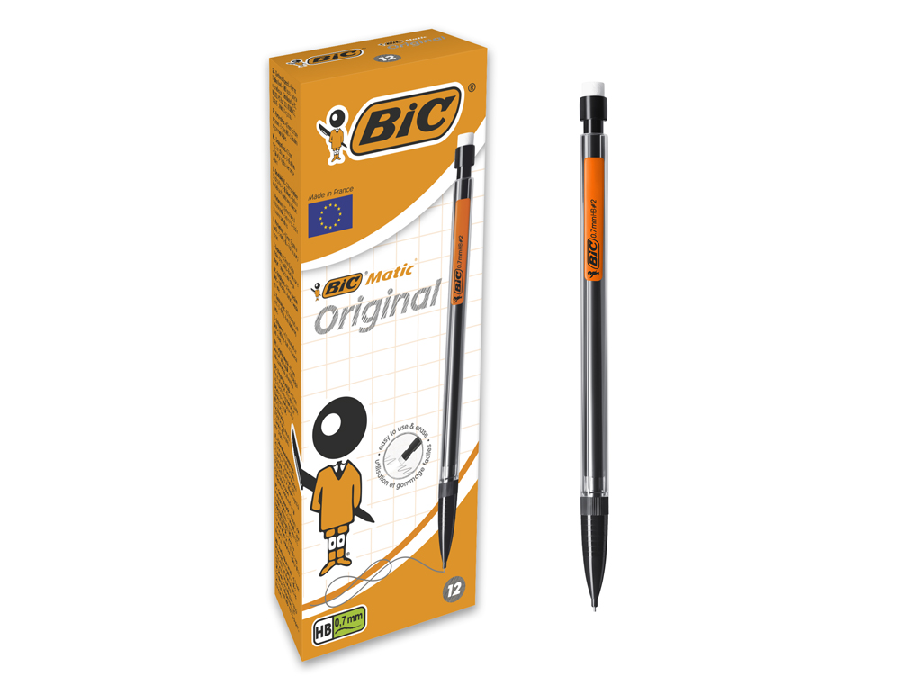 Lapiseira bic matic 0,7 mm (12 unidades) ( Imagem 2 de 2 ) - Preview