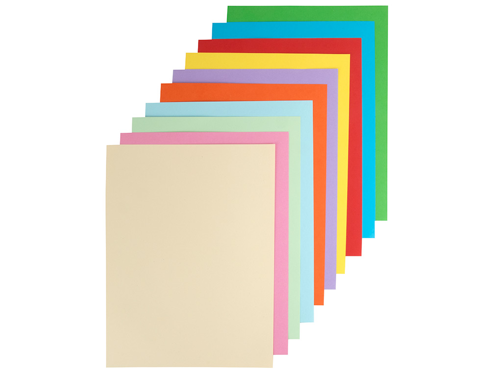 Bloco trabalhos manuais liderpapel cartolina 240x315mm 10 folhas cores sortidas ( Imagem 4 de 10 ) - Preview