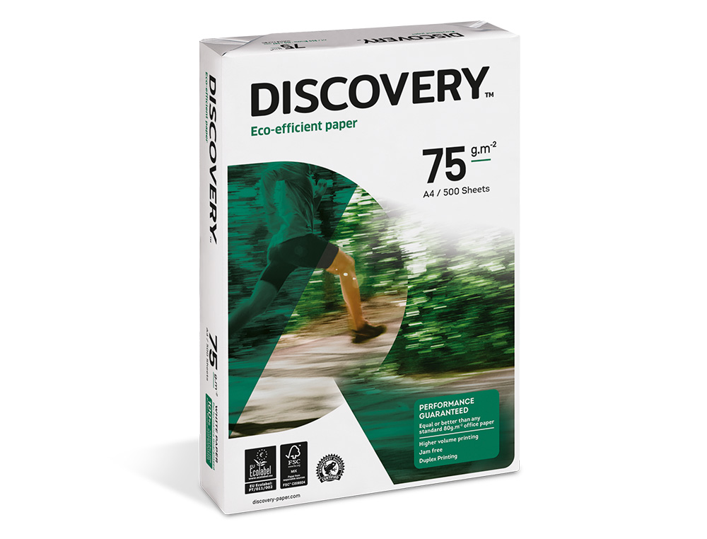 Papel de Fotocópia Discovery A4 de 75 gramas Embalagem de 500 folhas ( Imagem 5 de 7 ) - Preview