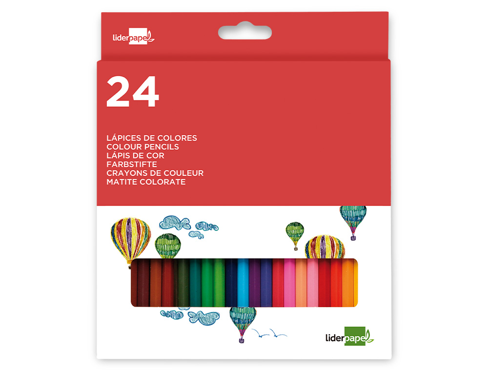 Lapis de cor liderpapel 24 unidades ( Imagem 2 de 6 ) - Preview