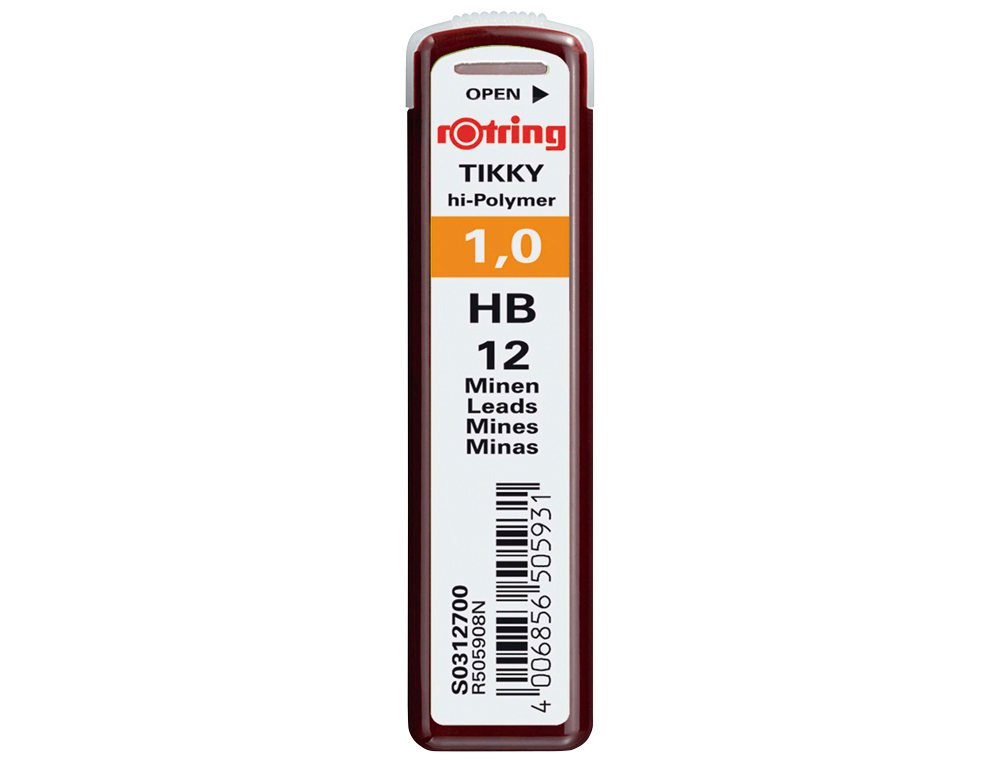 Minas HB 1,0 12 unidades Rotring ( Imagem 3 de 3 ) - Preview