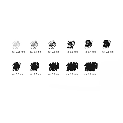 Pack 4 Marcadores de Ponta Calibrada Staedtler Pigment Liner ( Imagem 2 de 2 ) - Preview