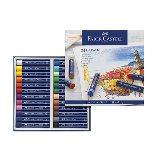 FABER-CASTELL - 24 PASTEL DE OLEO 127024 ( Imagem 2 de 3 ) - Preview